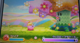 ”星のカービィトリプルデラックス・ボスウィスピーフラワーズ”
